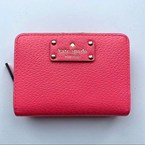 kate spade Handbags - Kate Spade Hot Pink Compact Wallet